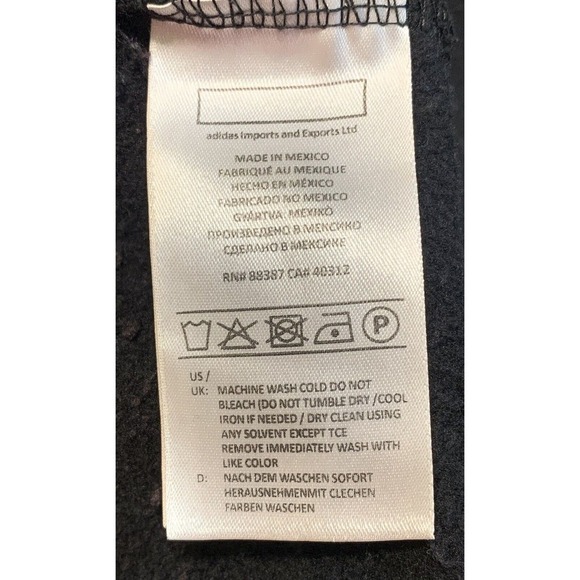 ADIDAS Mens M Jumper Cotton Blend Pullover Sweater Relaxed Fit Paisley - Picture 7 of 7